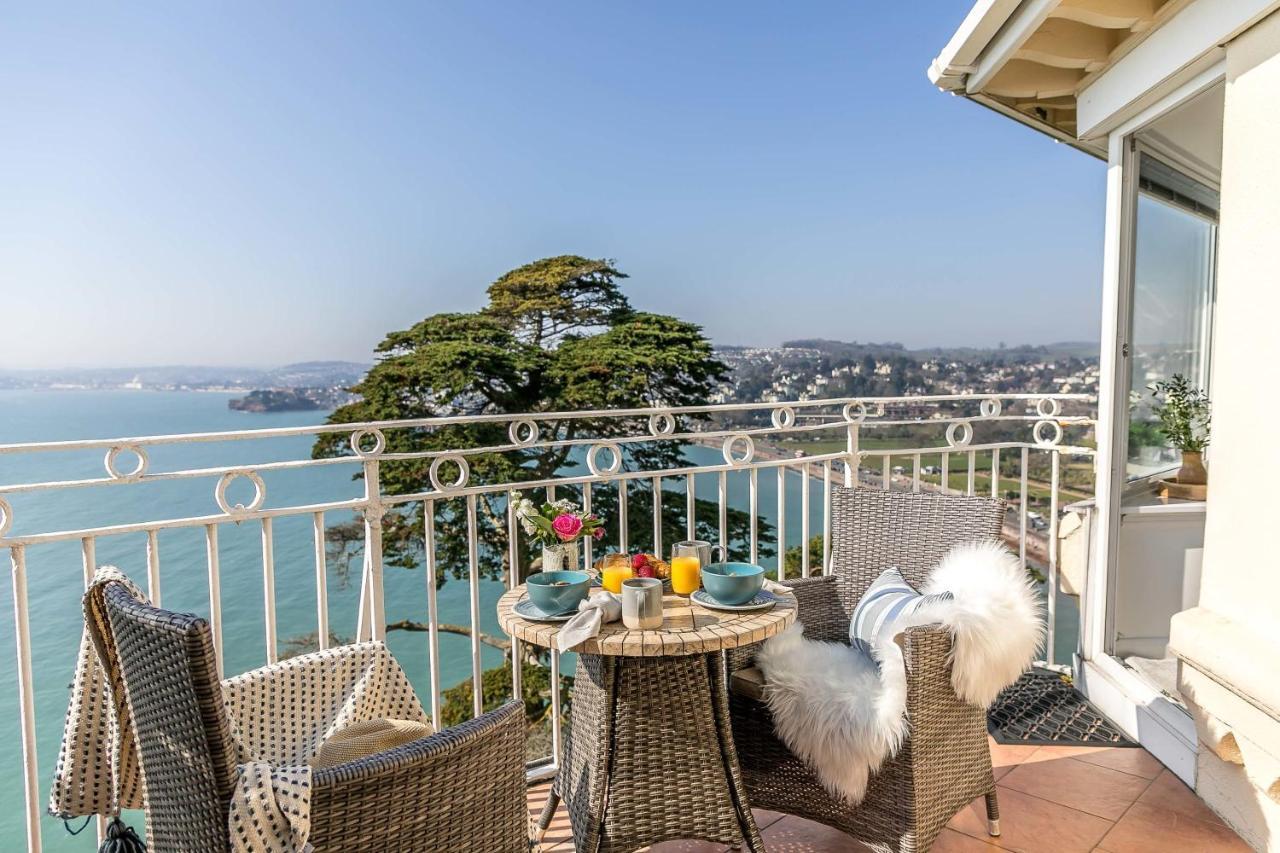 Wellswood Apartment - Sunny Apartment With Stunning Sea Views And Private Balcony Torquay Zewnętrze zdjęcie