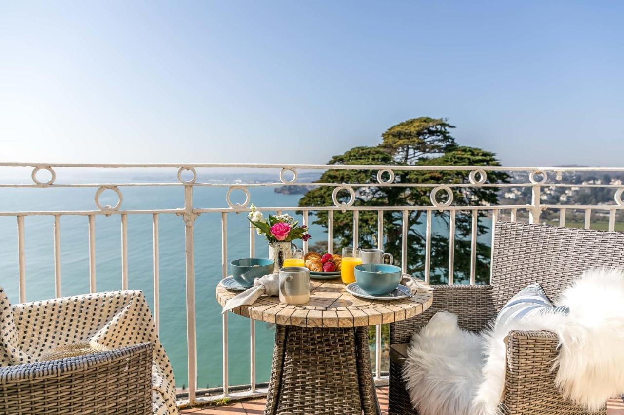 Wellswood Apartment - Sunny Apartment With Stunning Sea Views And Private Balcony Torquay Zewnętrze zdjęcie